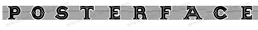 PosterfaceCondensedW00 Rg Regular字体转换